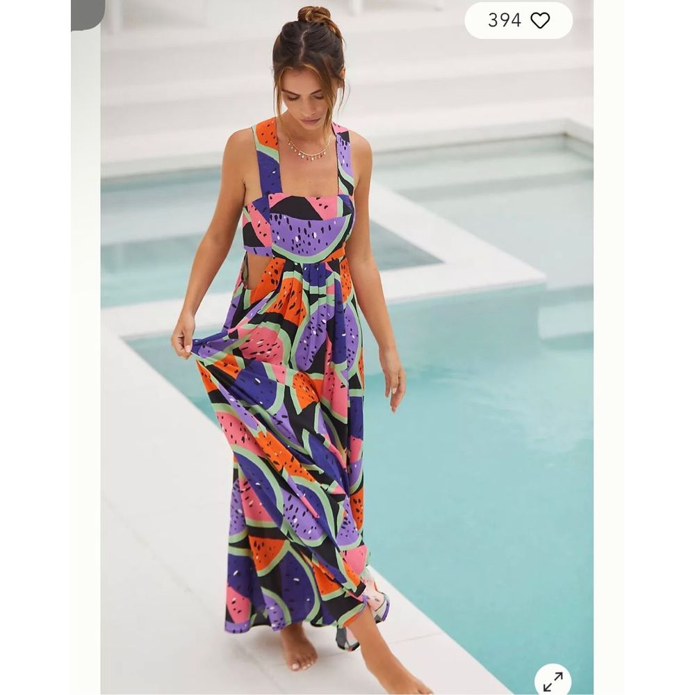 Anthropologie The Piper Bandeau Maxi Dress